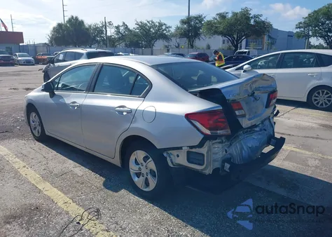 2013 Honda Civic Lx from USA, damaged, VIN 19XFB2F51DE024646